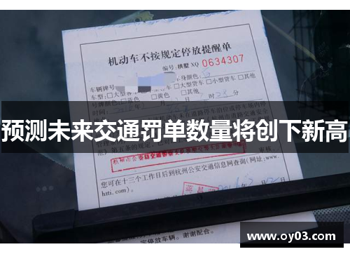 预测未来交通罚单数量将创下新高